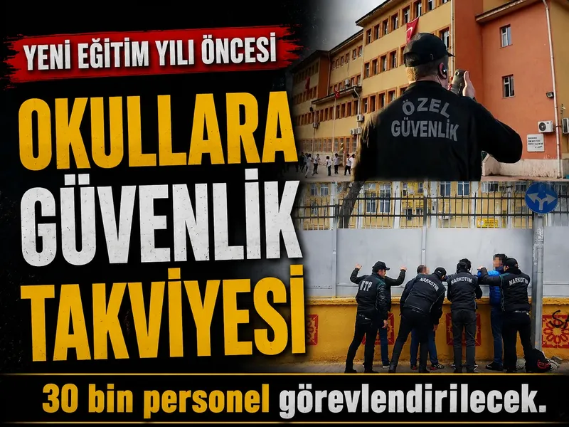 MEB'den yeni önlem: Okullara 30 bin güvenlik görevlisi