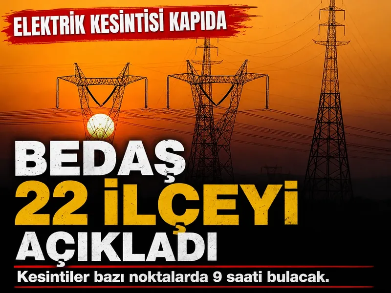 İstanbul'da 22 ilçede elektrik yok! Kesinti 9 saati bulacak
