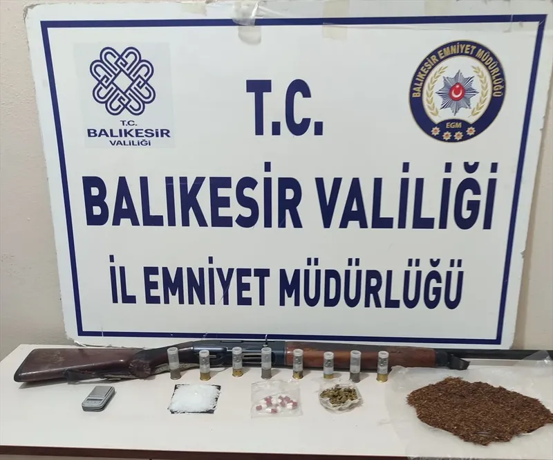 Balıkesir’de iş yerine uyuşturucu operasyonu: 1 tutuklama