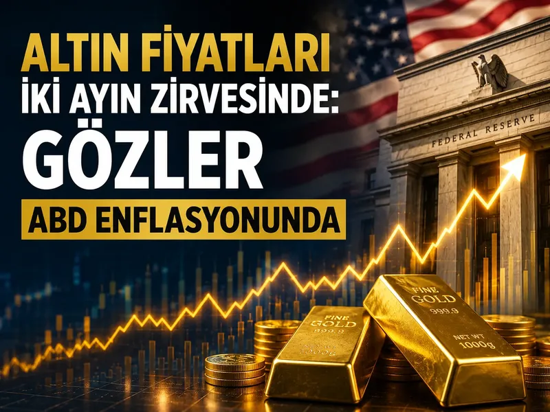 Altın fiyatları iki ayın zirvesinde: Gözler ABD enflasyonunda