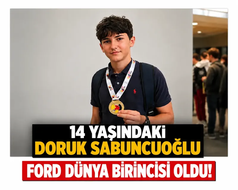 14 yaşındaki Türk öğrenci Almanya'da altın madalya kazandı