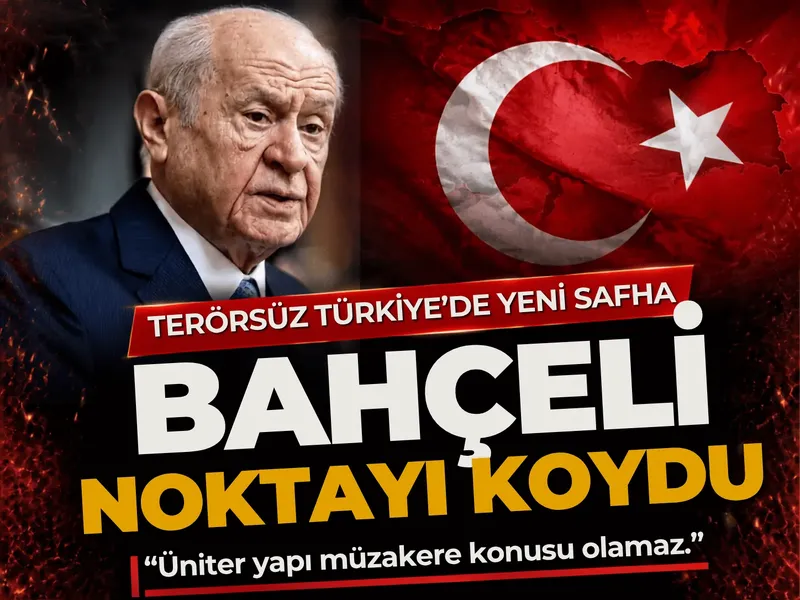 Bahçeli: Terörsüz Türkiye ve terörsüz bölge hedefi buluştu