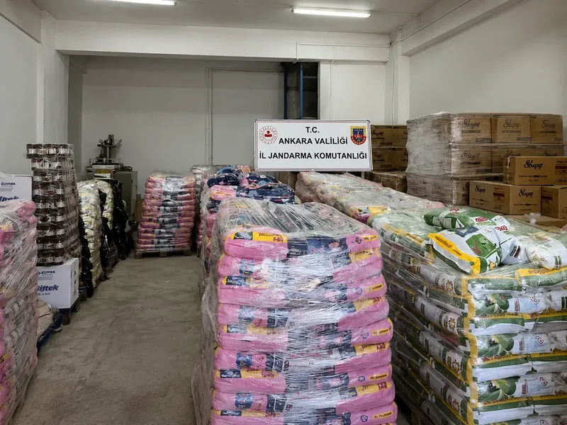 Ankara'da operasyon: 37 ton sahte ürün ele geçirildi