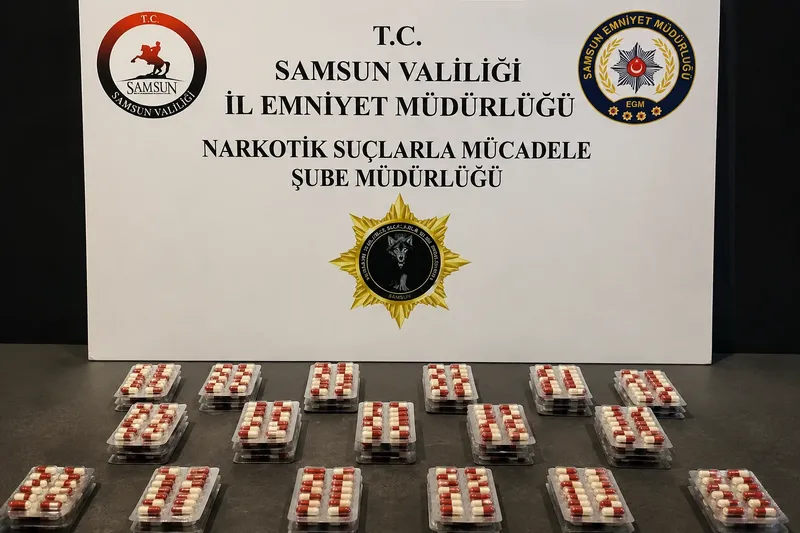 Samsun'da uyuşturucu operasyonu: 10 şüpheli yakalandı