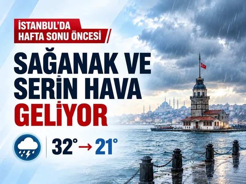 Serin hava dalgası İstanbul'u etkisi altına alıyor