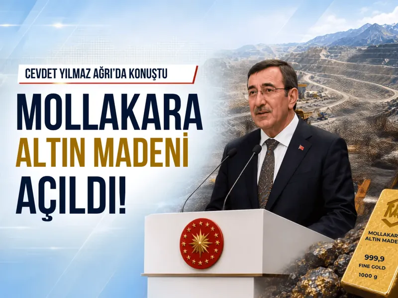 Cevdet Yılmaz: 5 yılda 17 ton altın üretilecek