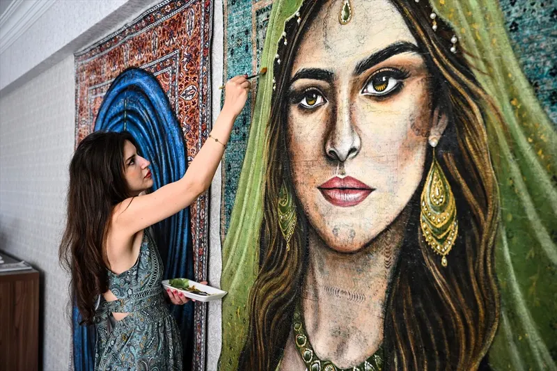 Bilgisayar mühendisi halıları portrelerle sanat eserine dönüştürüyor