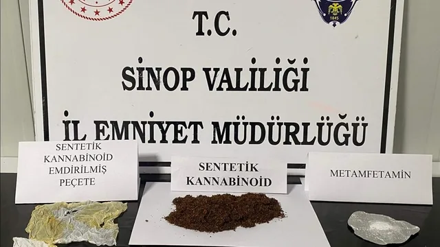 Sinop'ta uyuşturucu operasyonunda yakalanan 2 kişi tutuklandı