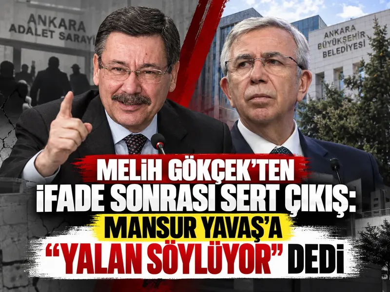 Melih Gökçek'ten ifade sonrası sert çıkış: Mansur Yavaş'a “Yalan söylüyor” dedi
