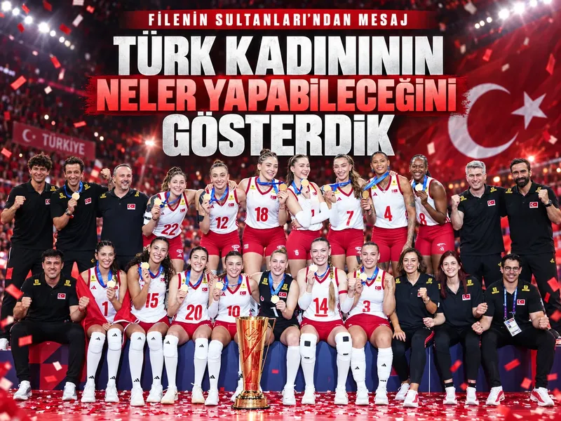 Filenin Sultanları'ndan şampiyonluk mesajı: “Türk kadınının neler yapabileceğini gösterdik”