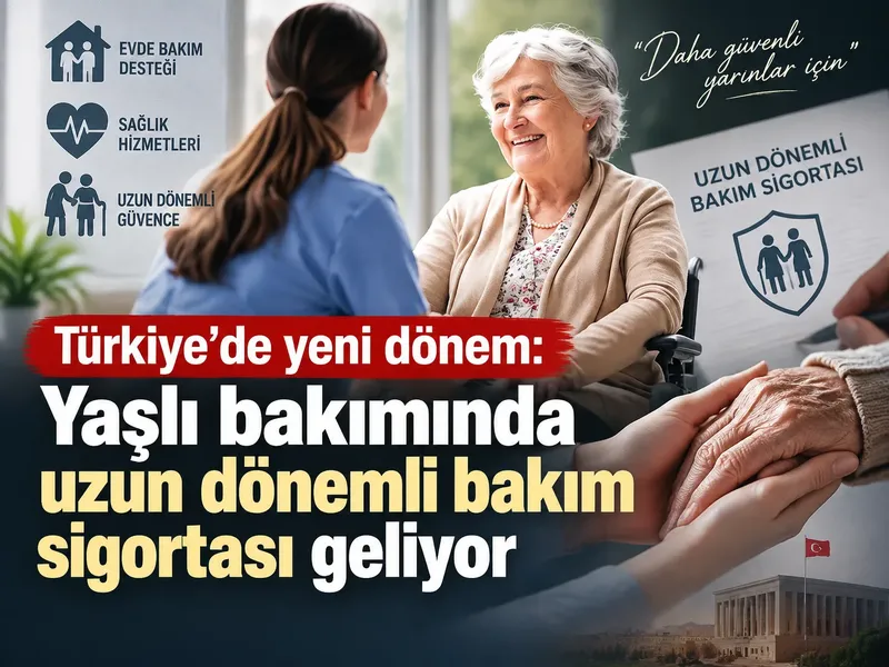 Türkiye’de yeni dönem: Yaşlı bakımında uzun dönemli bakım sigortası geliyor