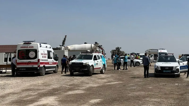 Gaziantep'te tünel inşaatında iskele çöktü: Bir işçi hayatını kaybetti
