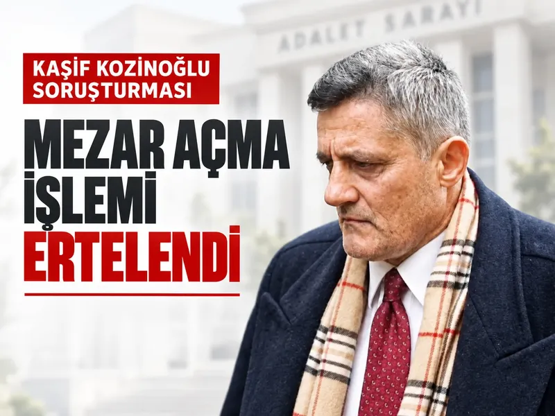 Kaşif Kozinoğlu’nun mezarı bugün açılacaktı: İnceleme ertelendi