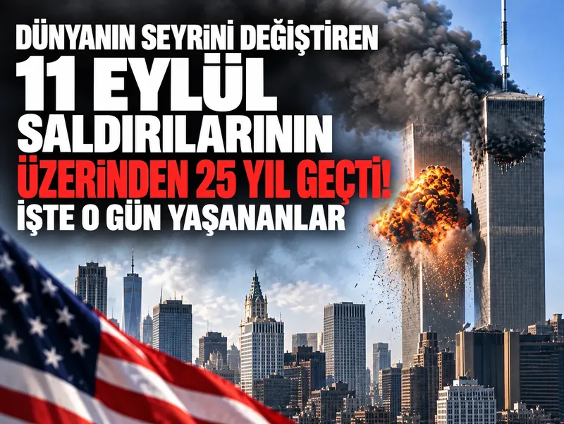Dünyanın seyrini değiştiren 11 Eylül saldırılarının üzerinden 25 yıl geçti! İşte o gün yaşananlar