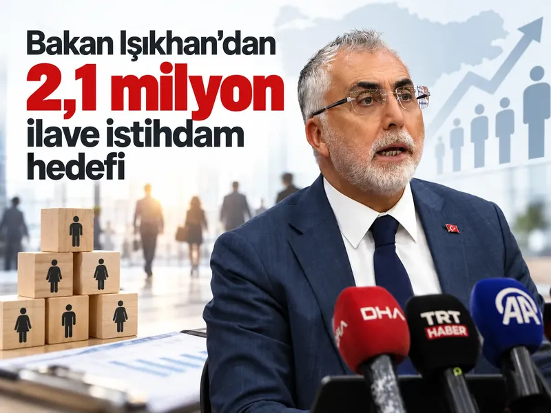 Bakan Işıkhan'dan 2,1 milyon ilave istihdam hedefi